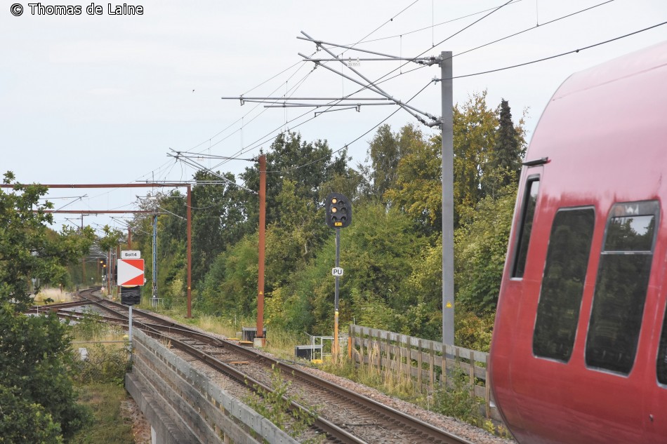 Signaler ved Solrød Strand station